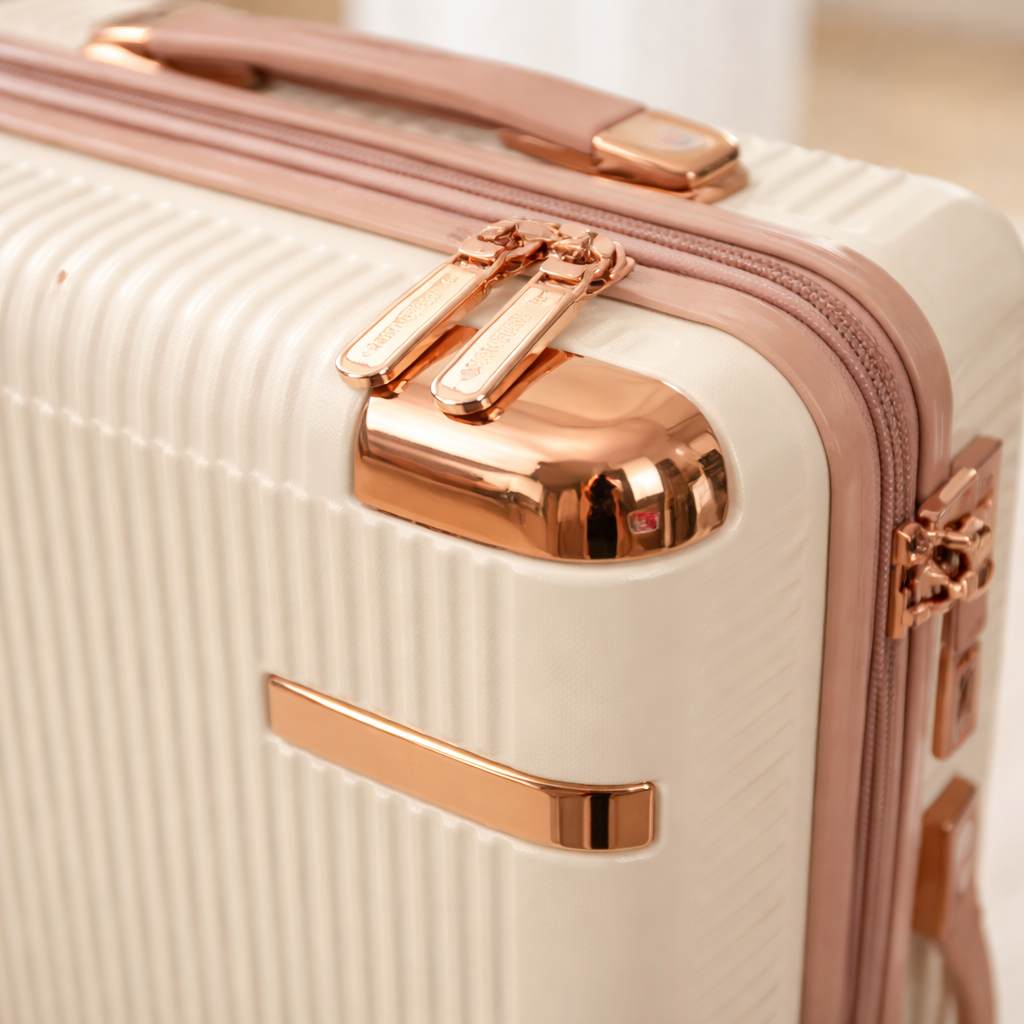 Kit de 4 Valijas Milano™ en ABS Reforzado con Giro 360° y Diseño Antirrayado